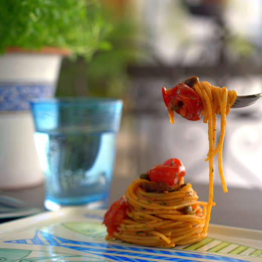 Ricetta Sspaghetti puttanesca