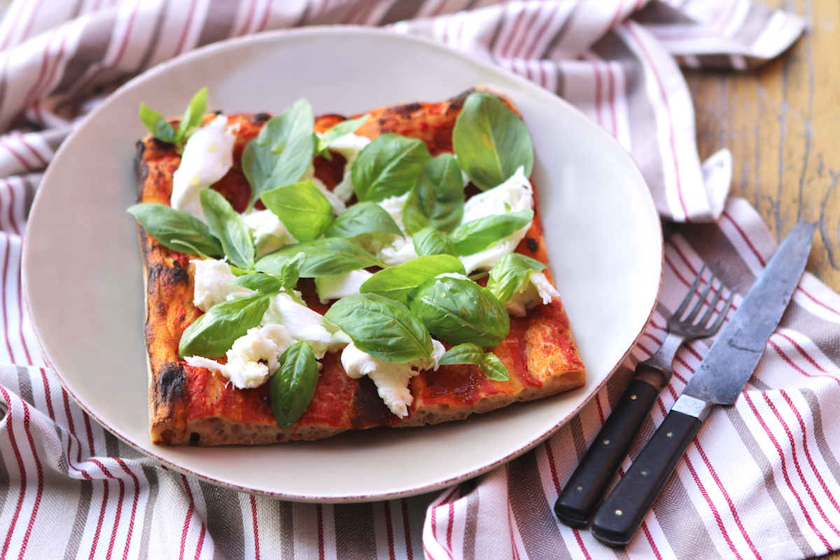 Pizza margherita teglia Gabriele Bonci