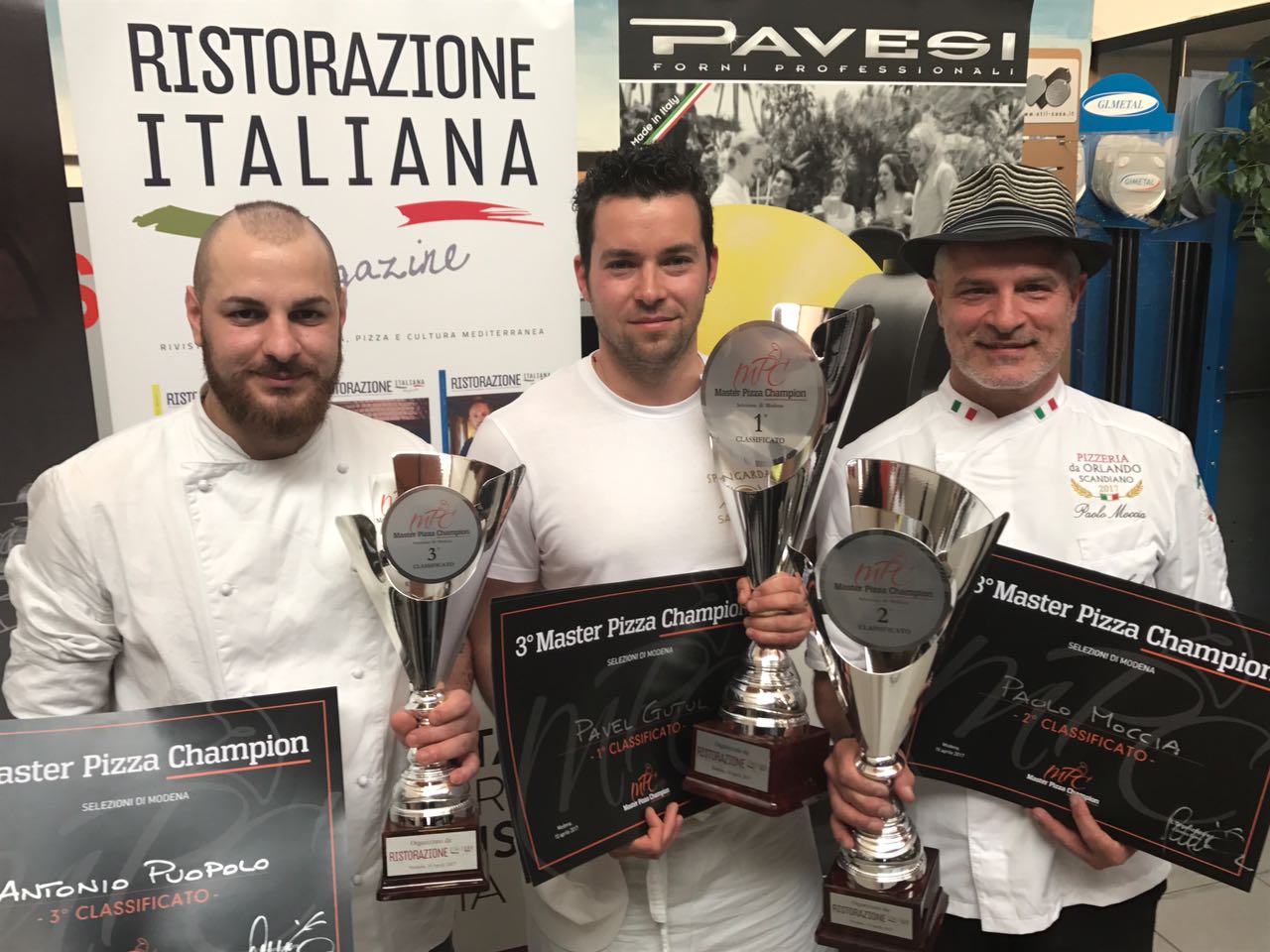 Podio Master Pizza Champion Modena 2017