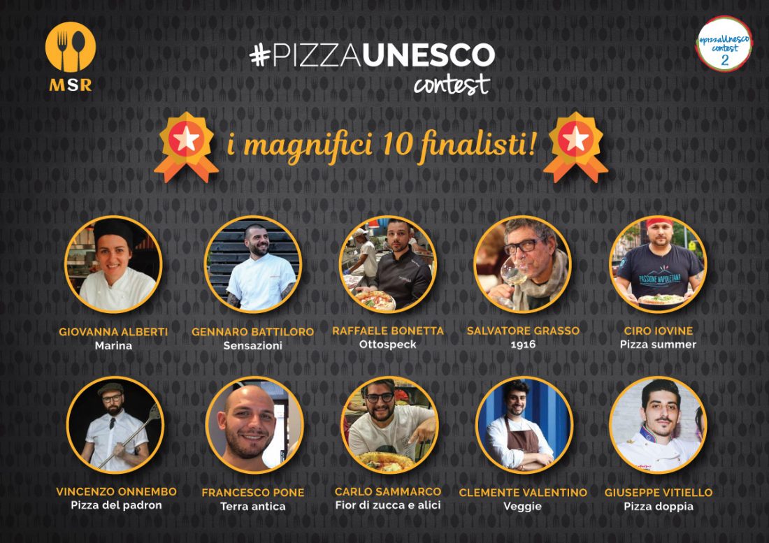 Finalisti Contest PizzaUnesco 2017