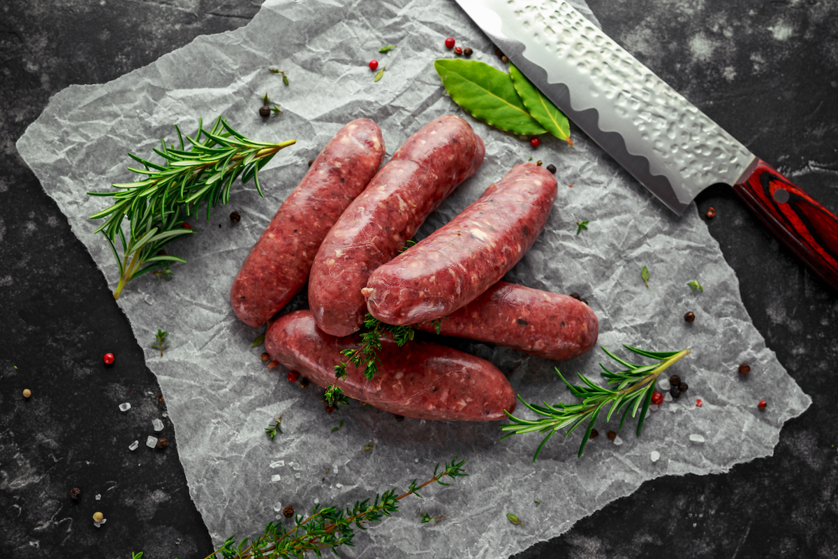 Salsiccia in crosta di pane