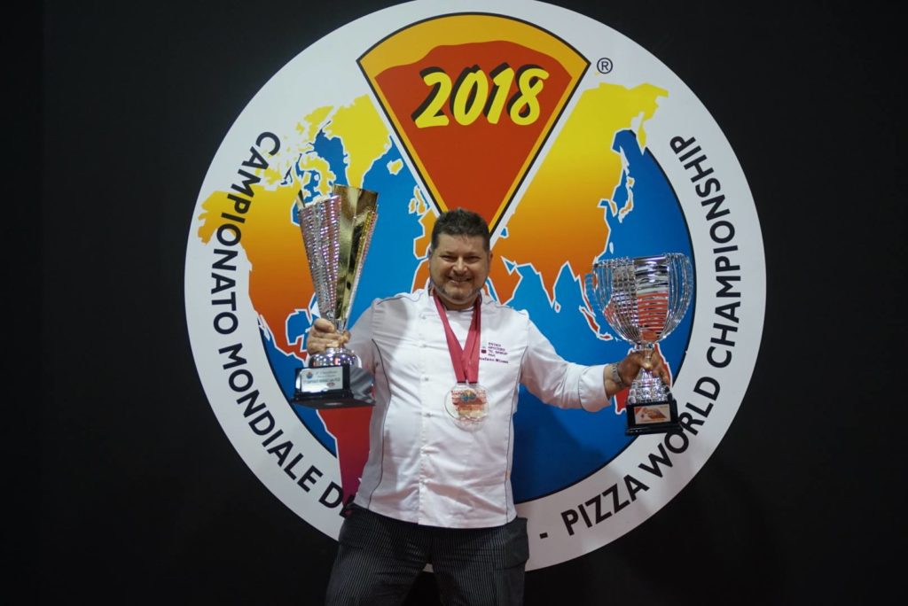 campionato mondiale della pizza Stefano Miozzo vince la pizza classica