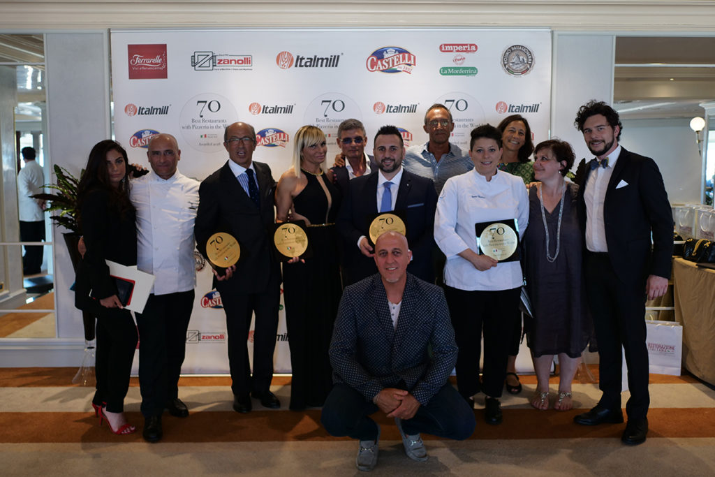 Cerimonia di premiazione per i 70 migliori ristoranti con pizzeria al mondo