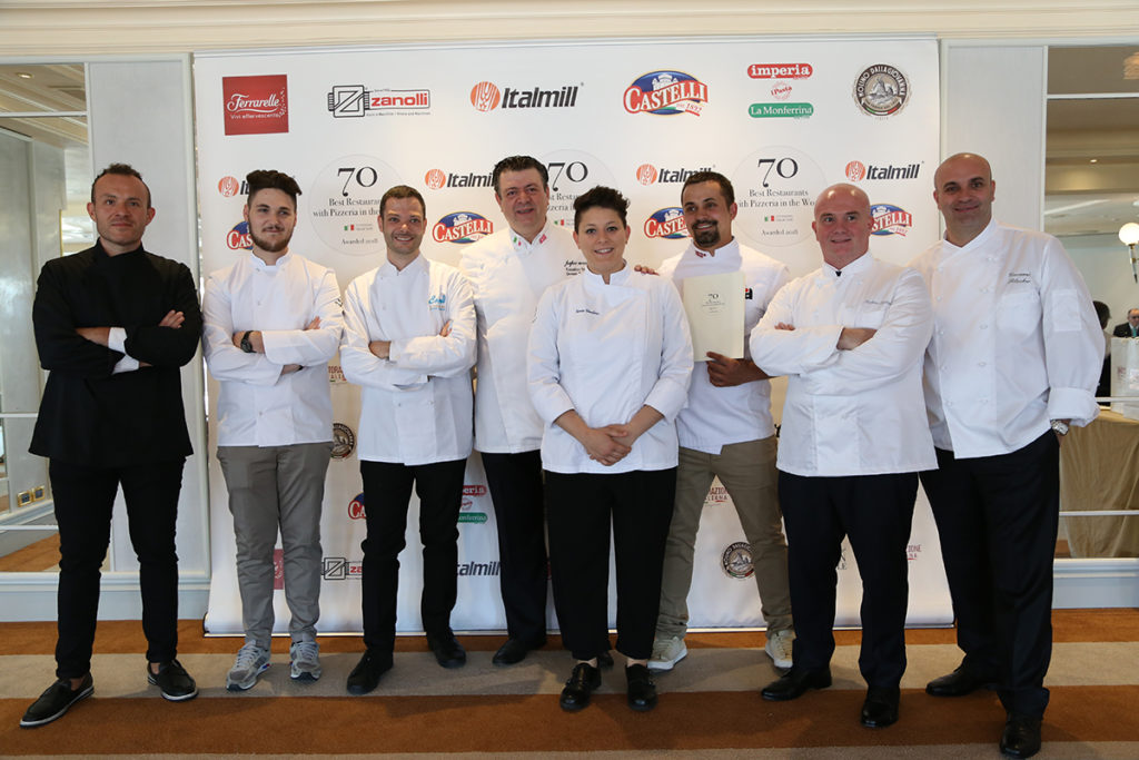 Cerimonia di premiazione per i 70 migliori ristoranti con pizzeria al mondo