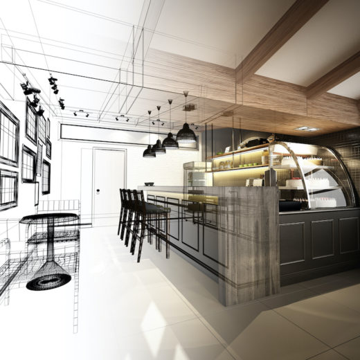 design locale ristorante bar progetto