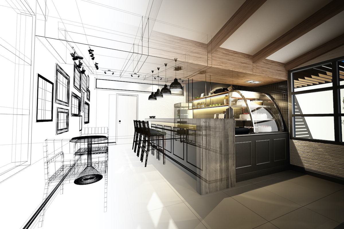 design locale ristorante bar progetto