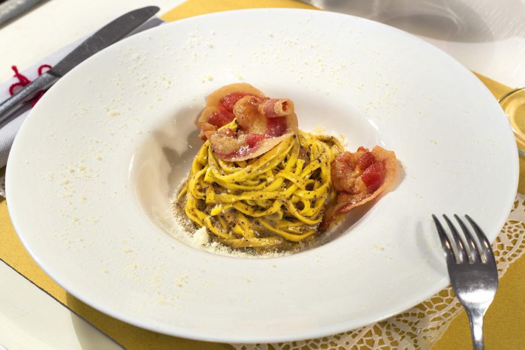 carbonara con tartufo