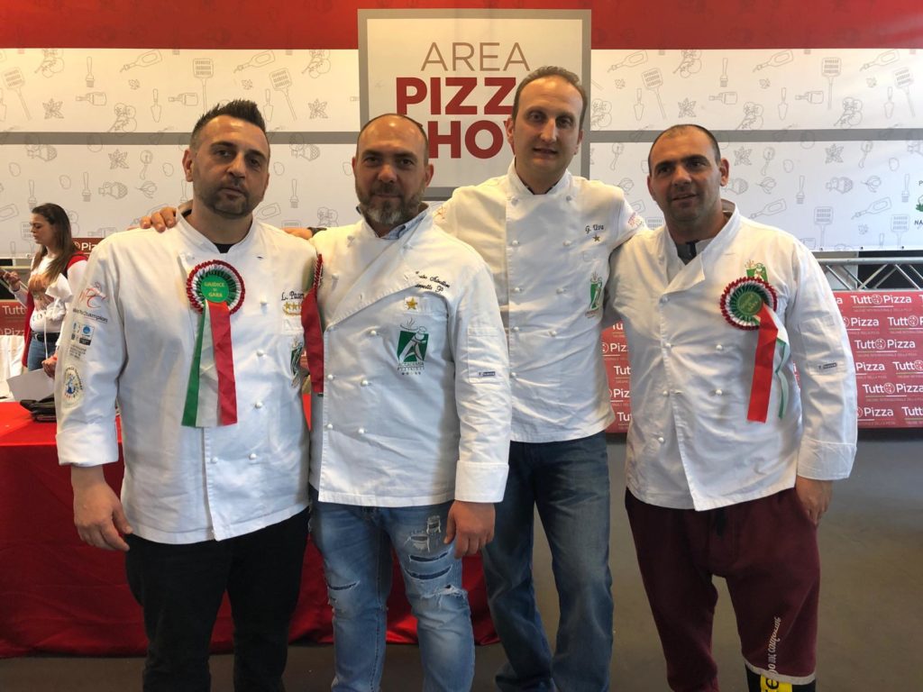 Luciano Passeri, Giovanni Uva, Pasquale Barletta, Paolo Barretta Master Pizza Champion