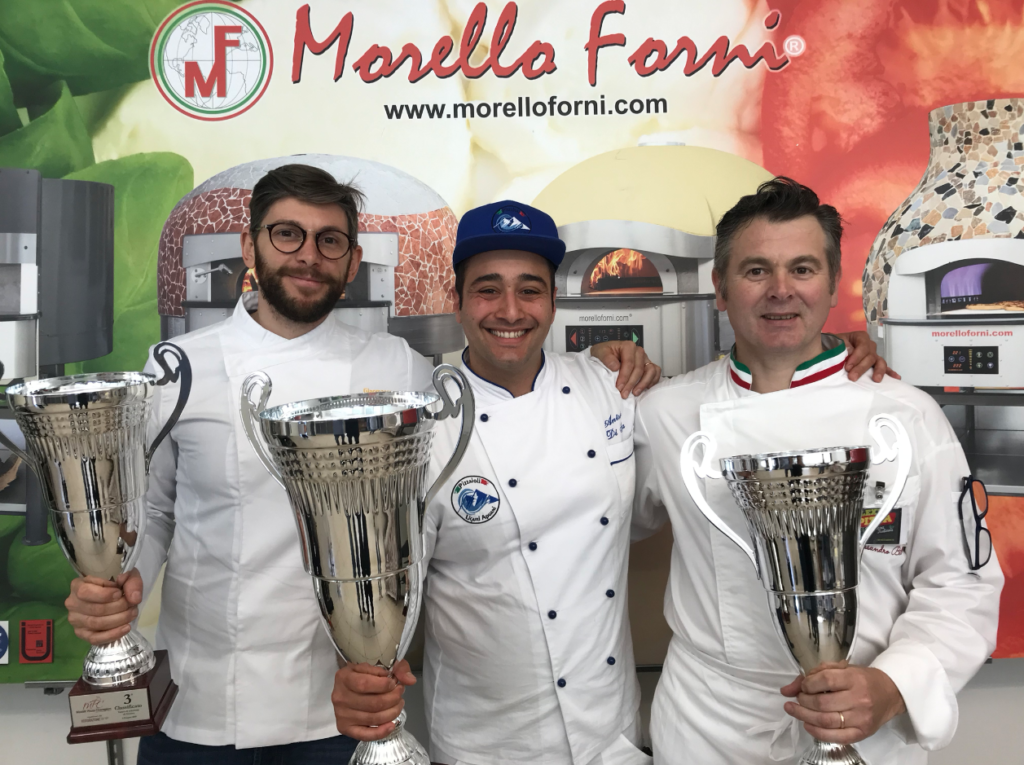 alessandro billone antonio di tella gianmarco guglielmino master pizza champion genova 2019