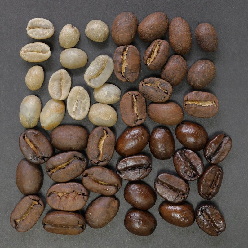 Processo di sviluppo del caffe