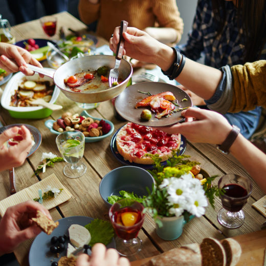 Condividere un piatto al ristorante