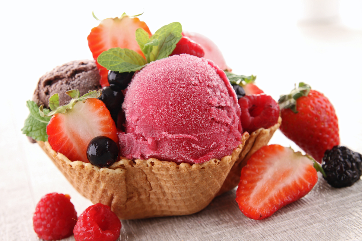 gelato artigianale frutta