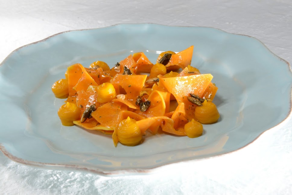 Carpaccio di zucca Tre Cristi Milano