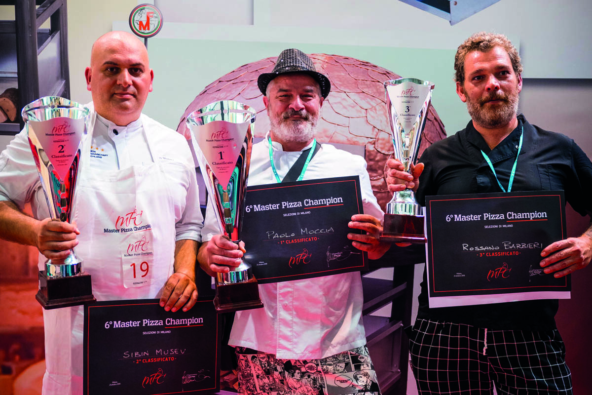 Master Pizza Champion ottobre 2019 Milano Host Rossano Barbieri Sibin Musev Paolo Moccia