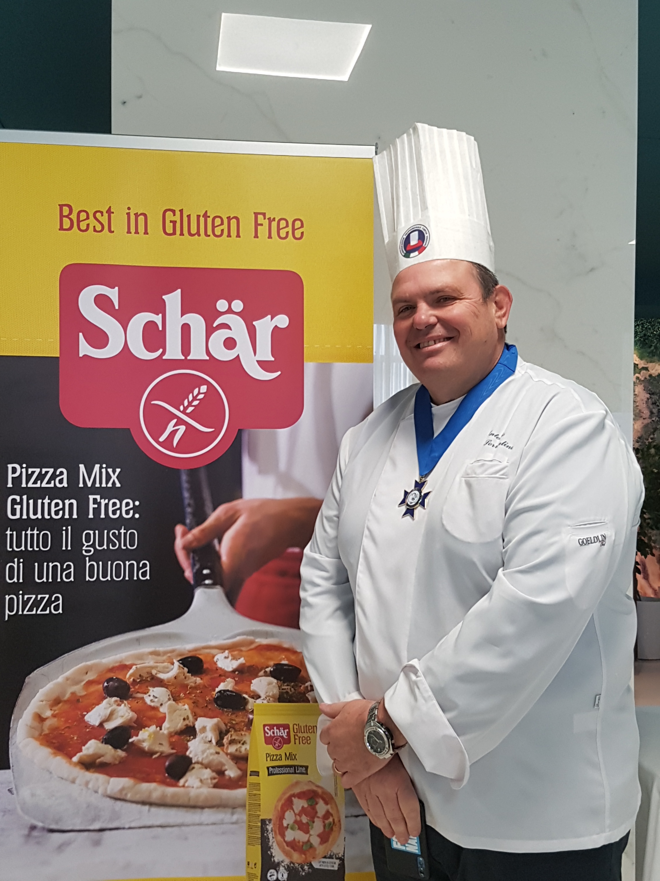 Pizza Mix Schär per pizza senza glutine Chef Antonio Sorrentino