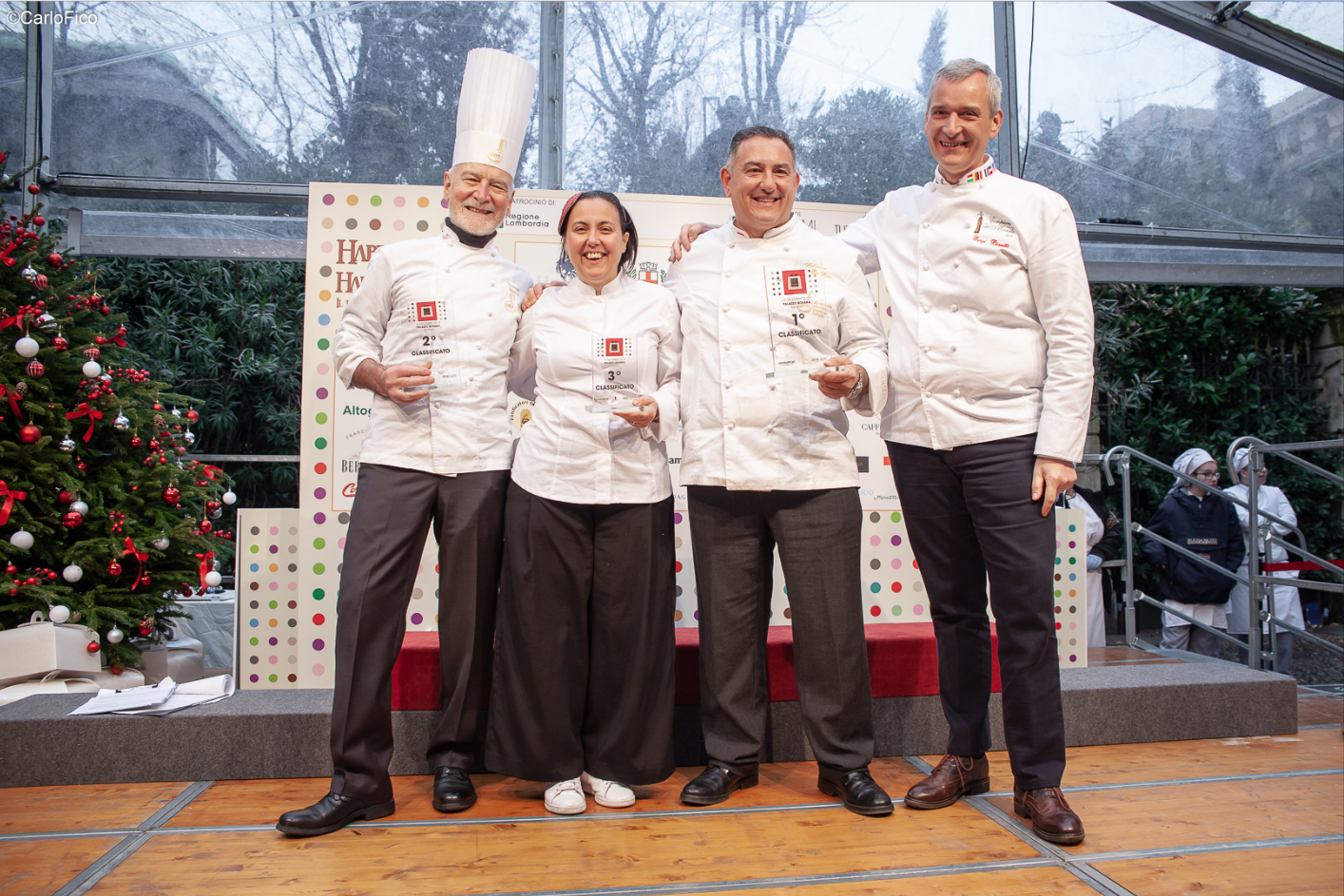 Artisti del Panettone Podio e presidente giuria