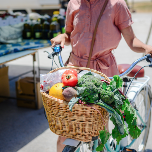 Cibo e sostenibilità verdura bio