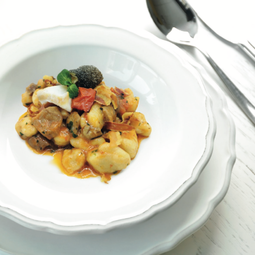 Ricetta Gnocchetti Patate Baccala guanciale porcini