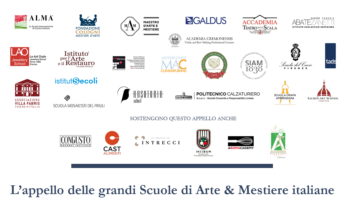 Accademie di Arte&Mestiere italiane: l'appello