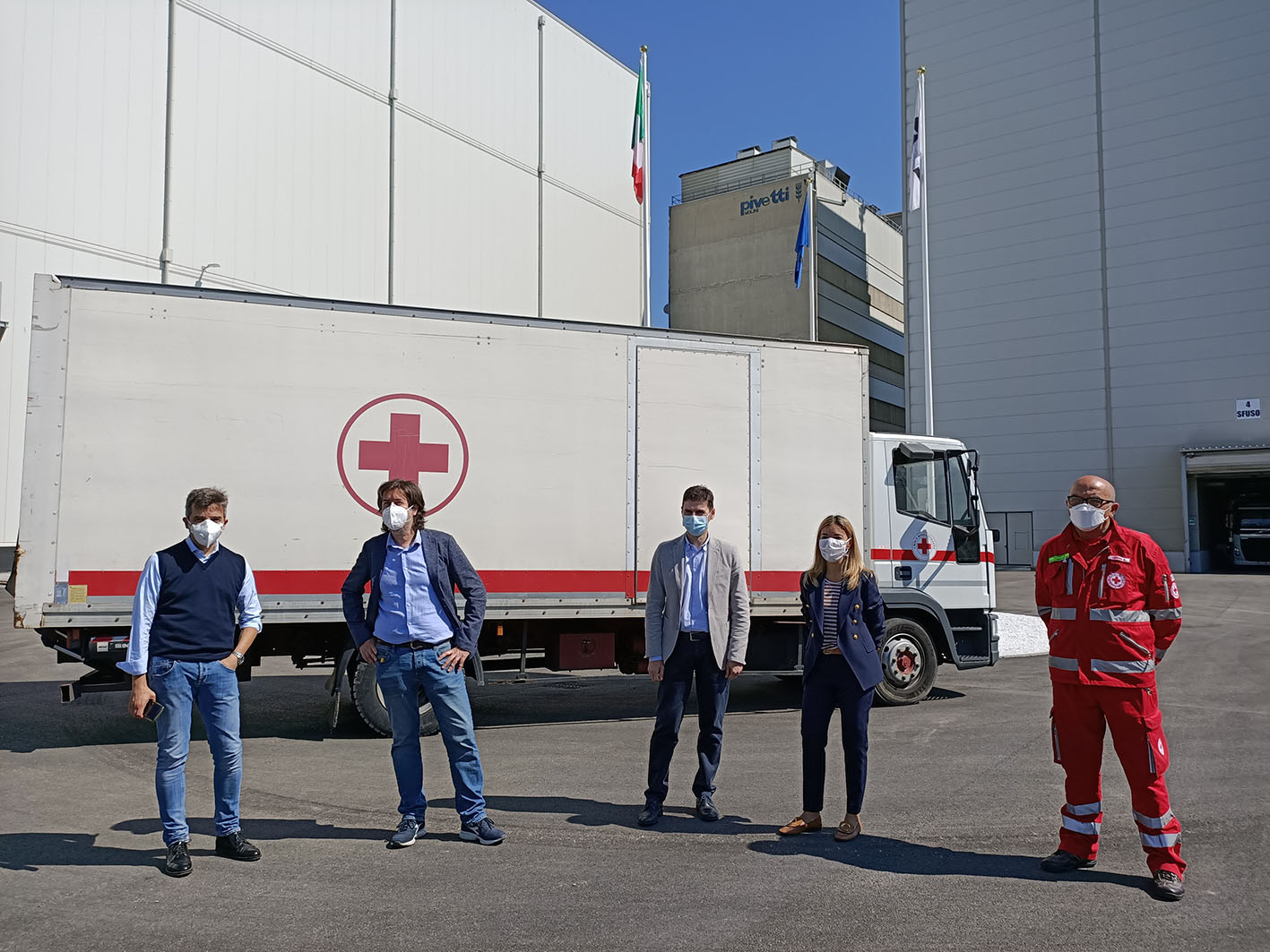 Molini Pivetti dona alla Croce Rossa Italiana