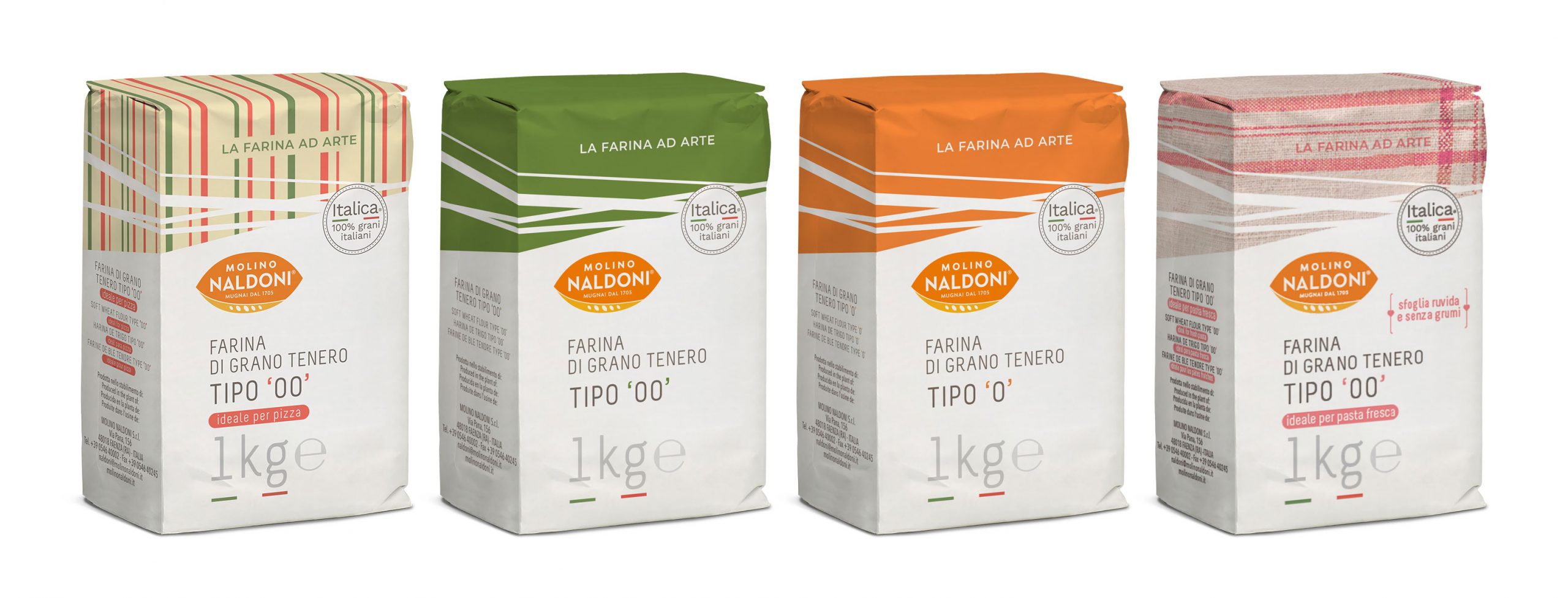 nuovi packaging farine molino naldoni