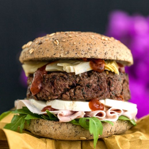 panino hamburger con farina ai 7 cereali