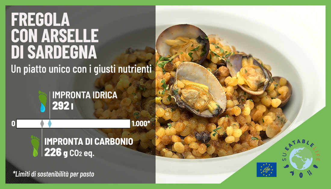 Fondazione Barilla dieta sostenibile fregola con arselle