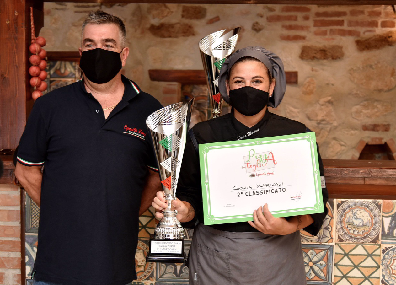 podio vince angela lo nardo seconda sonia mariani trofeo esposito pizza in teglia