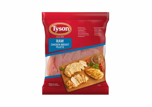 tyson foods filetti di petto pollo crudo