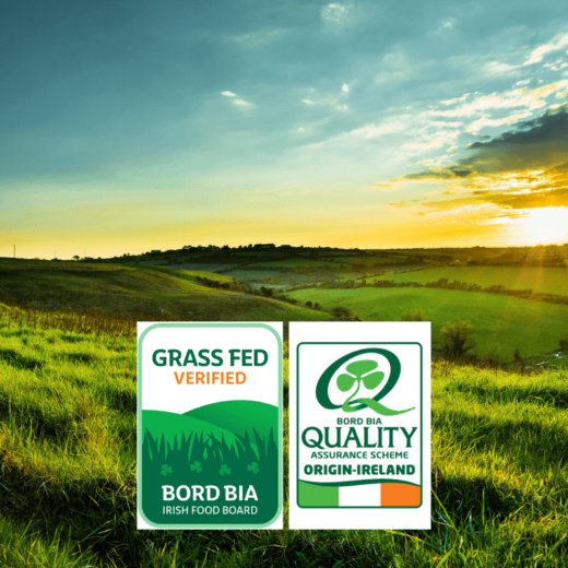 bord bia standard grass fed carne bovina irlandese