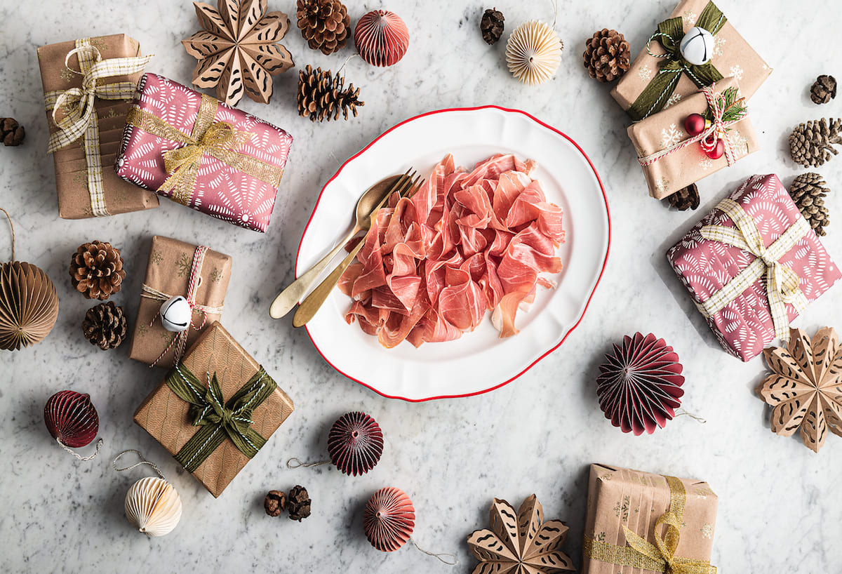 gastronomia italiana idee natale prosciutto san daniele