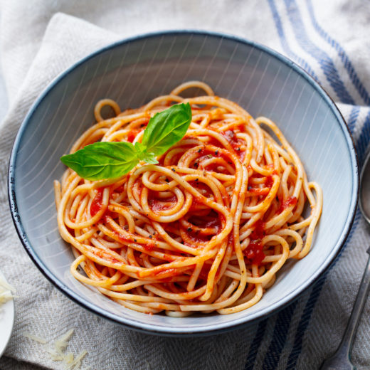 mangiare pasta di sera