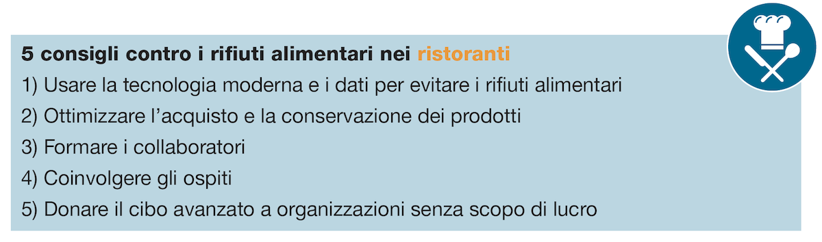 TESTO ridurre i rifiuti alimentari