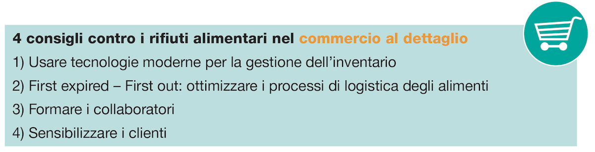 TESTO ridurre i rifiuti alimentari