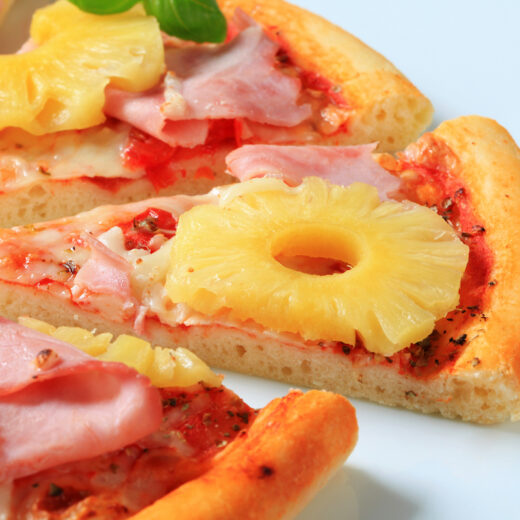 pizza all'ananas