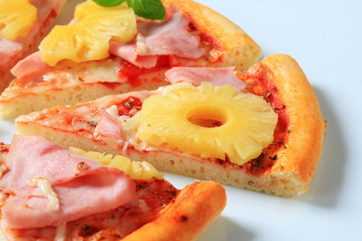 pizza all'ananas