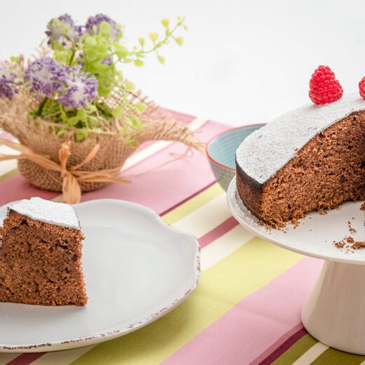 Torta al cioccolato e lamponi senza glutine