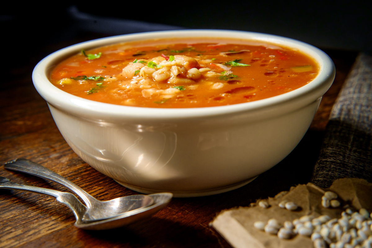 zuppa farro e cannellini
