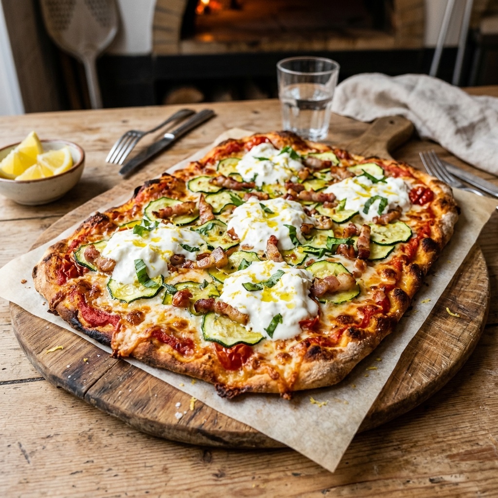 Pizza romana primavera