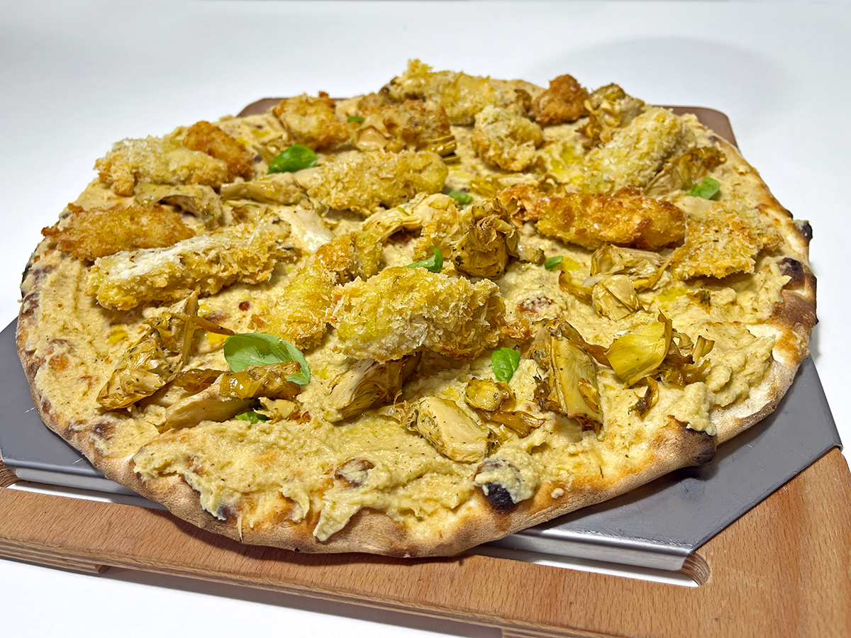 pizza tonda al matterello Giacomel per Cirio
