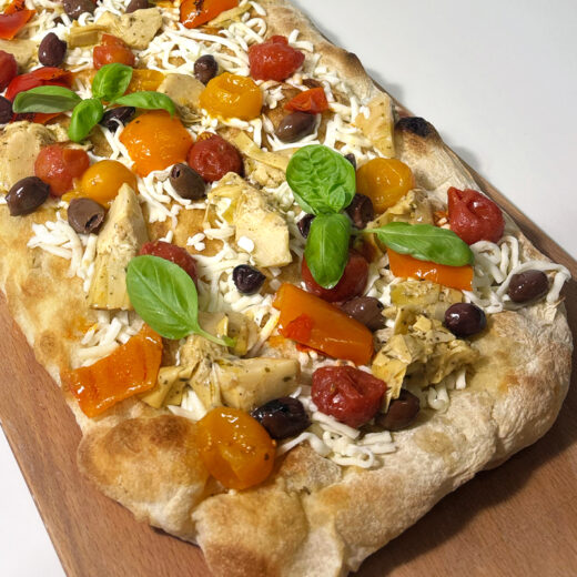 pizza in pala alla romana Casillo per Cirio