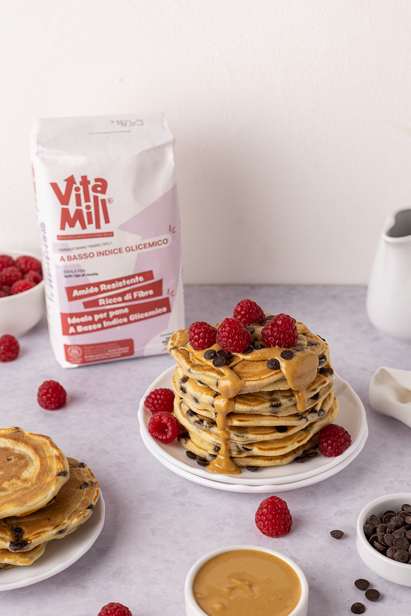 VitaMill Pancake gocce cioccolato senza zucchero