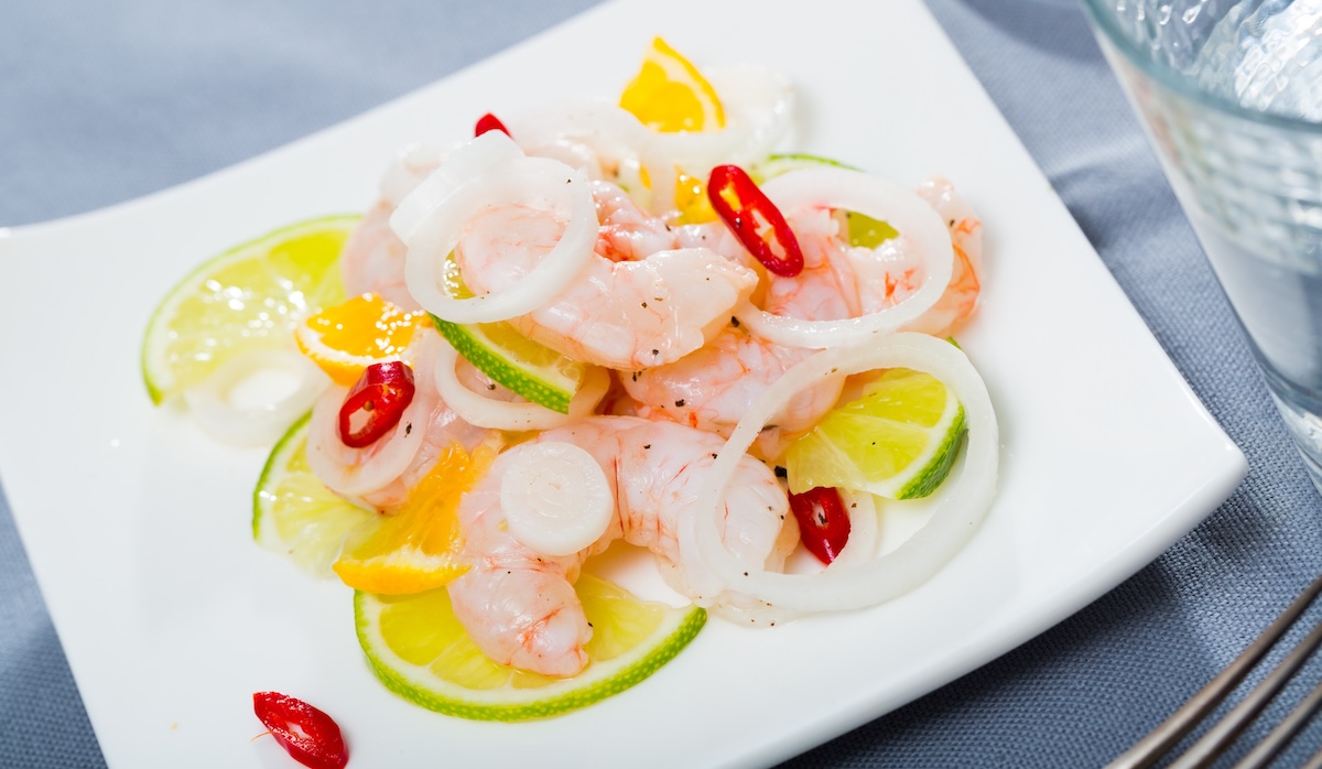 ceviche piatto chef