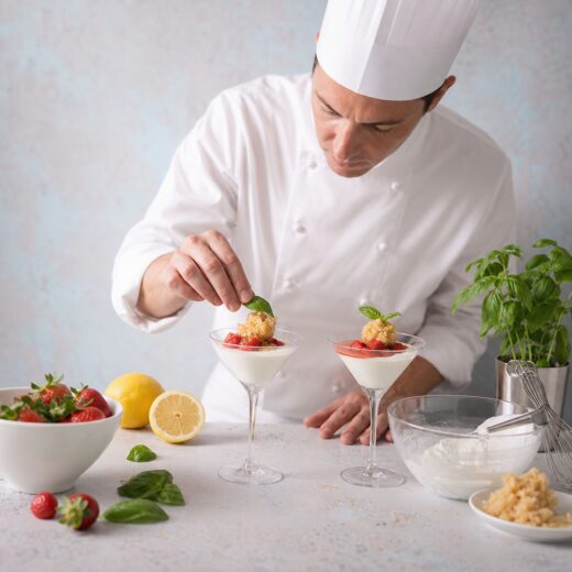 pastry chef bavarese