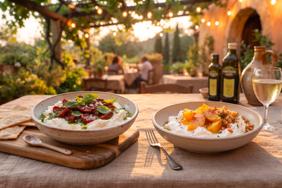 cinque preparazioni per quindici antipasti