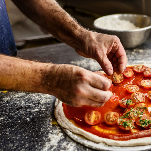 pizza 3 consistenze pomodoro