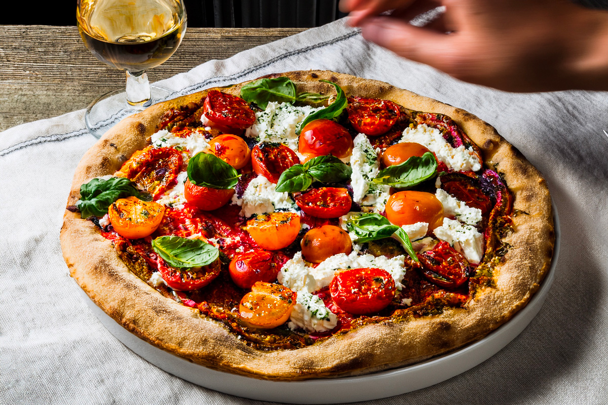 pizza tre consistenze pomodoro luglio