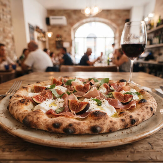 pizza settembre fichi e burrata