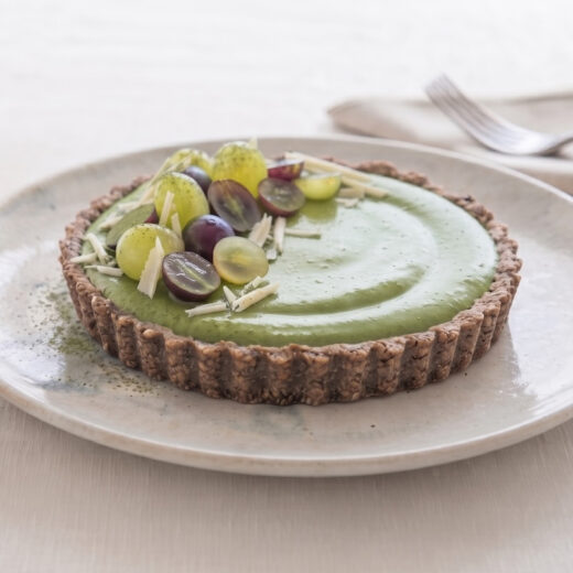 crostata al matcha