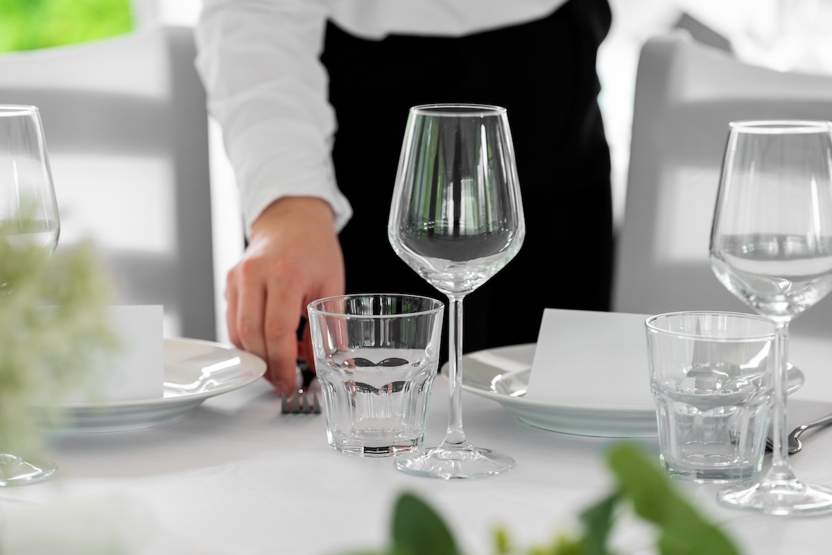 servizio al tavolo ristorazione professionale